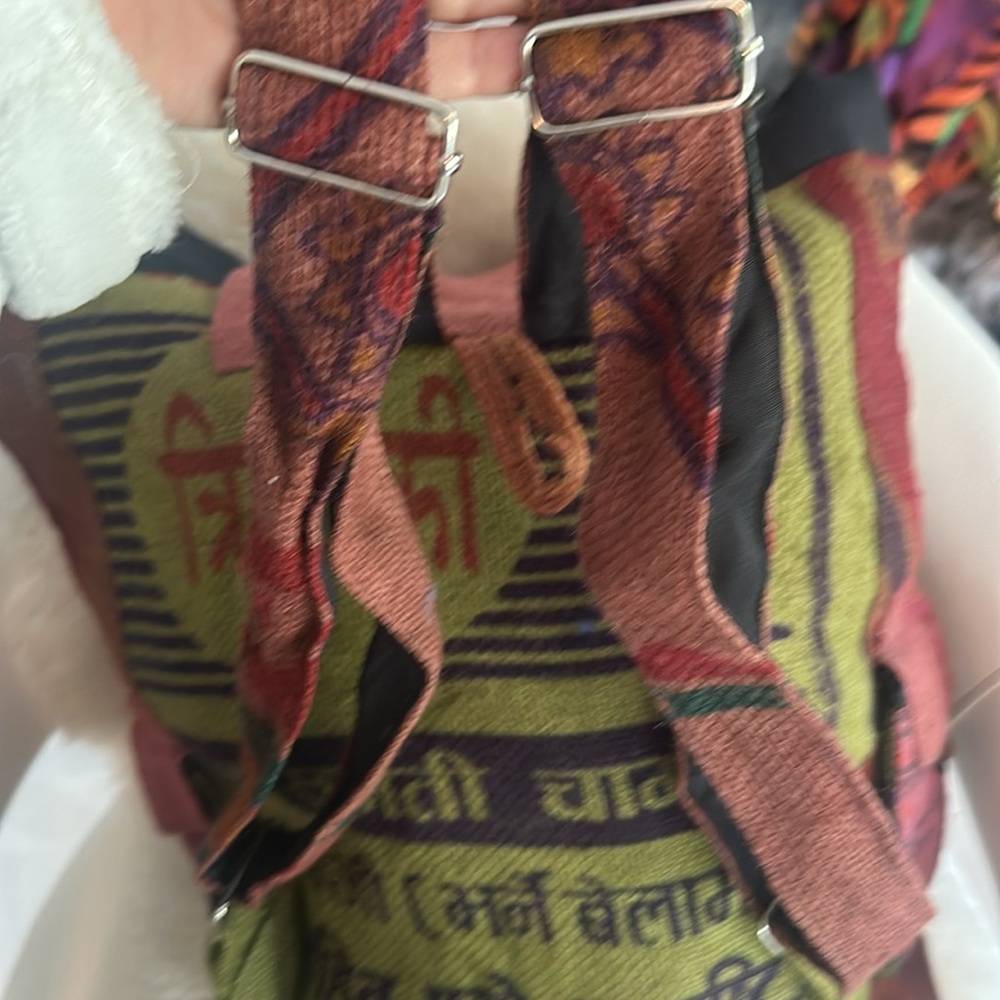 Dydaktik Up Cycled Boho Patchwork Backpack. - image 3